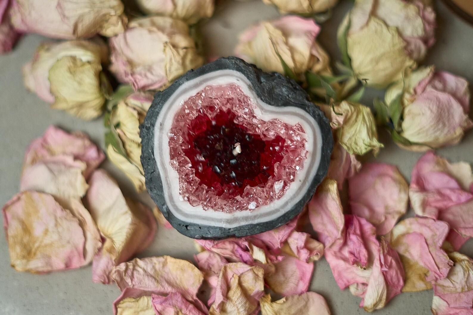 Amethyst Geode Candle 3