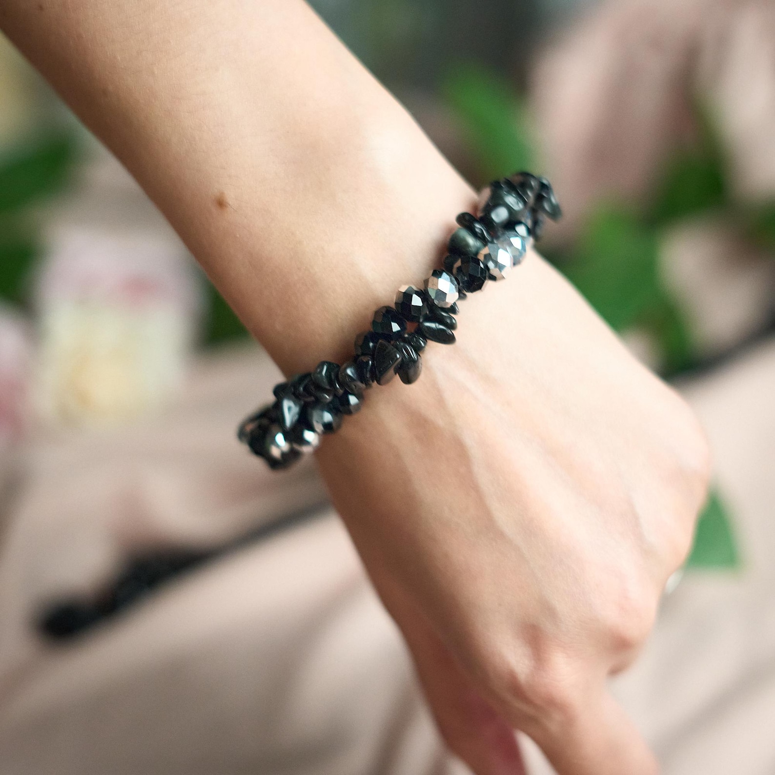 Black Obsidian Bracelet
