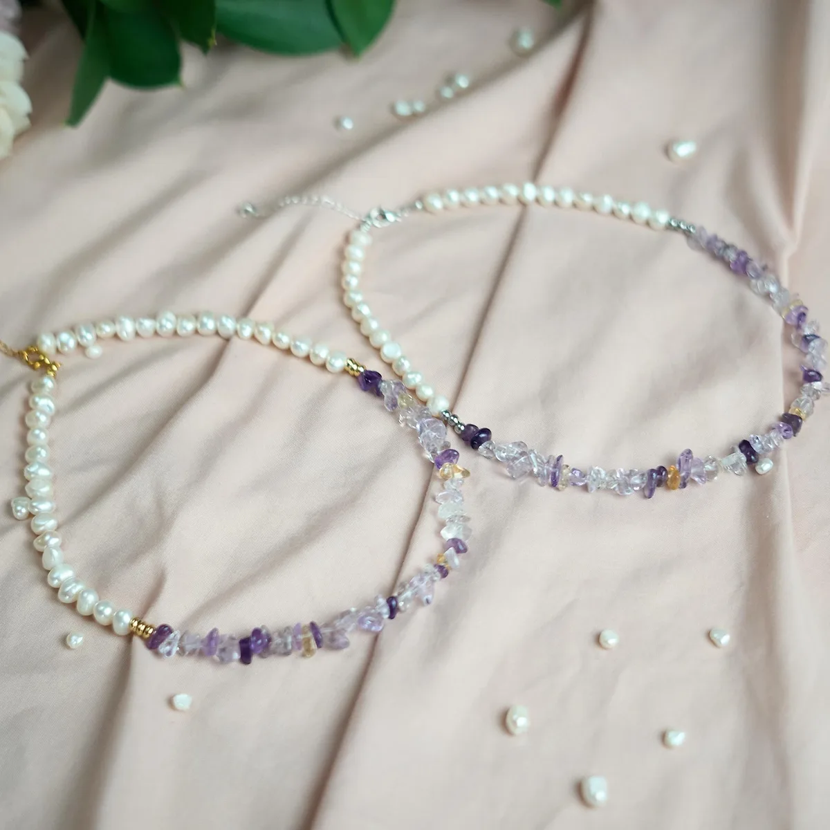 Freshwater Pearl Ametrine Set