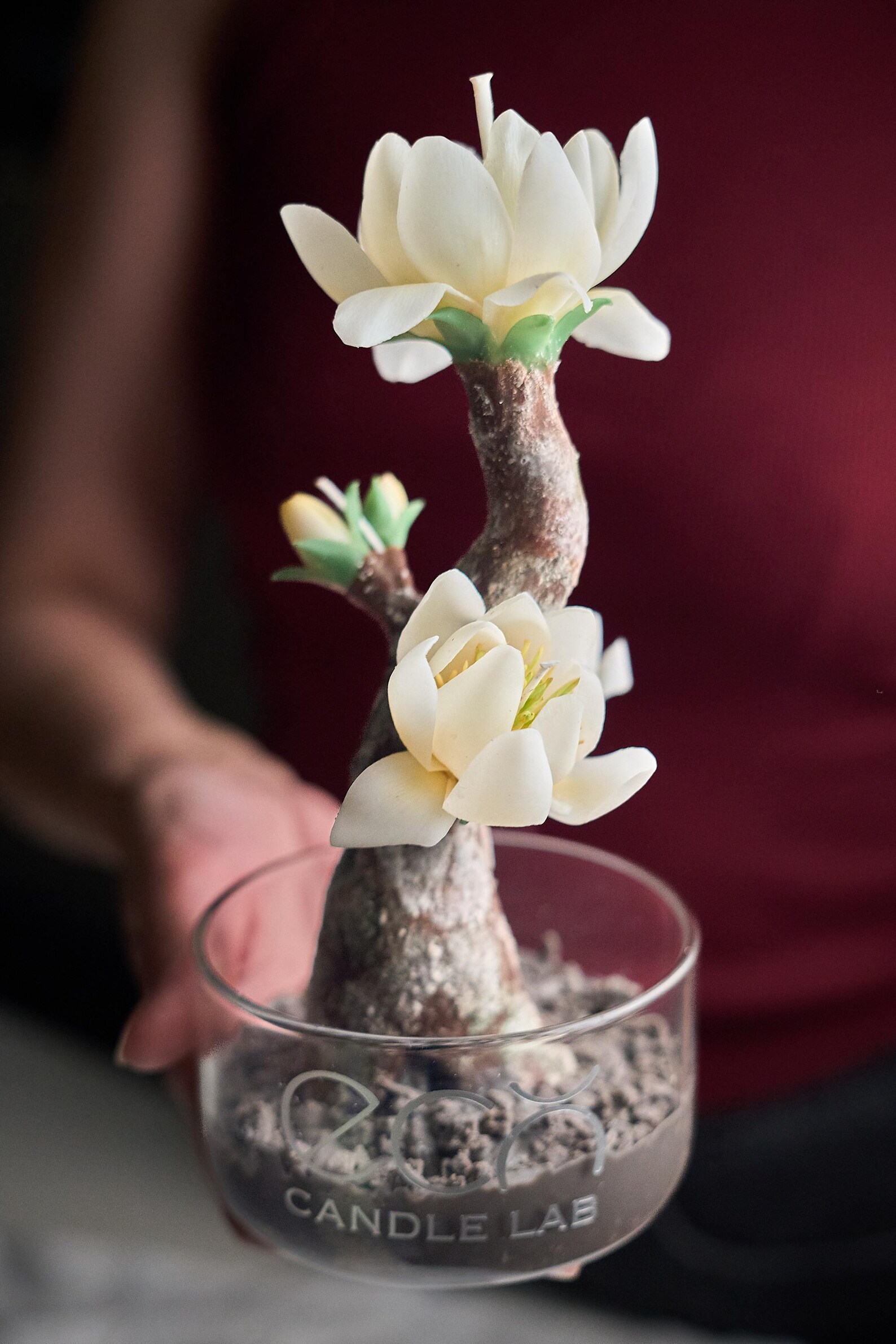 Magnolia Bonsai Candle 2