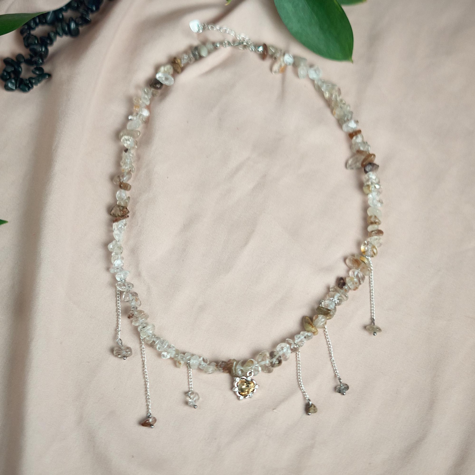 Rutilated Quartz Choker 2