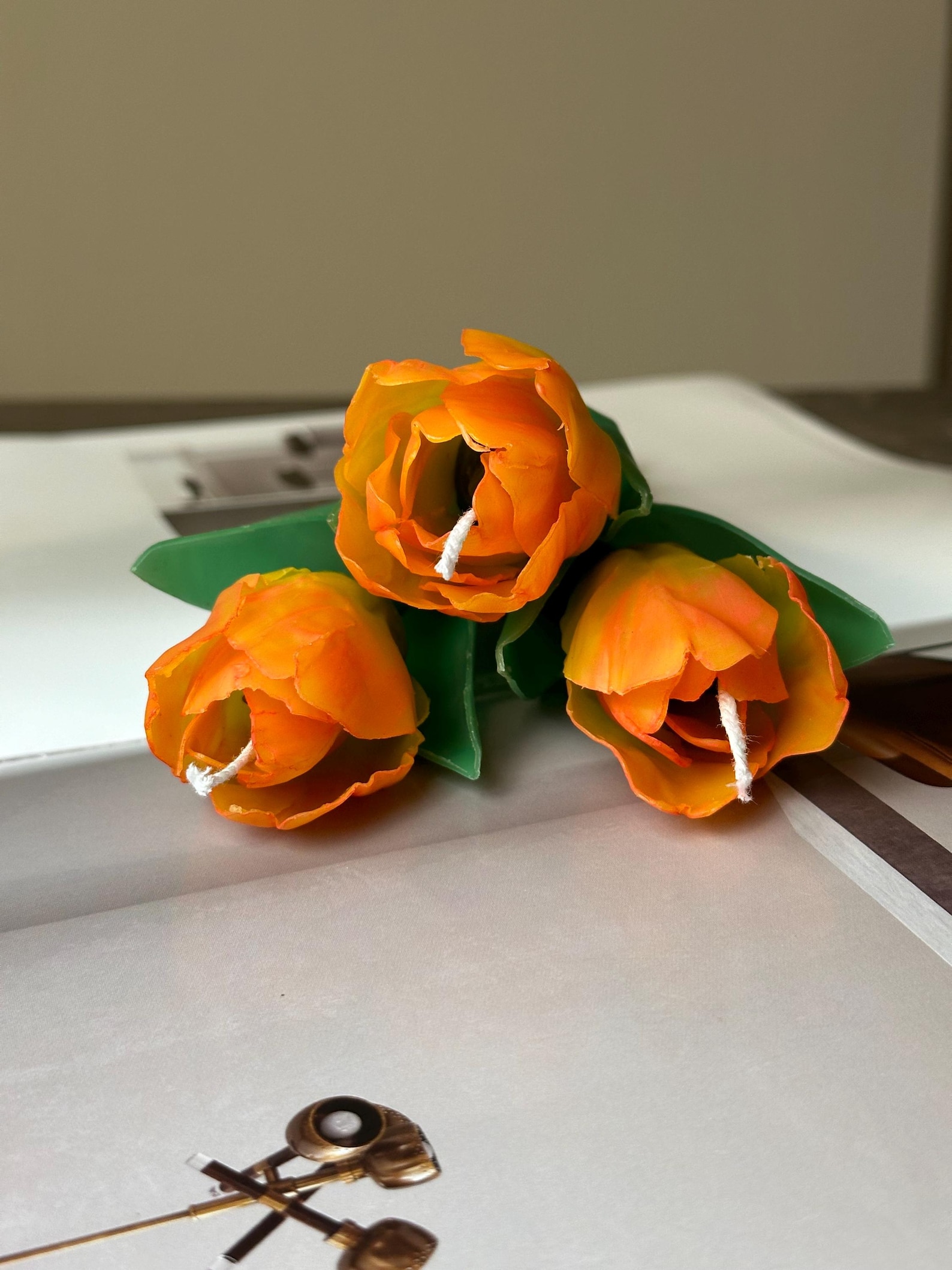 Realistic Tulip Candle 2